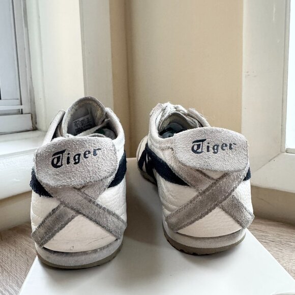 Onitsuka Tiger Mexico 66 Vintage Sneakers in Birch Black Womens 6.5 - Picture 10 of 11